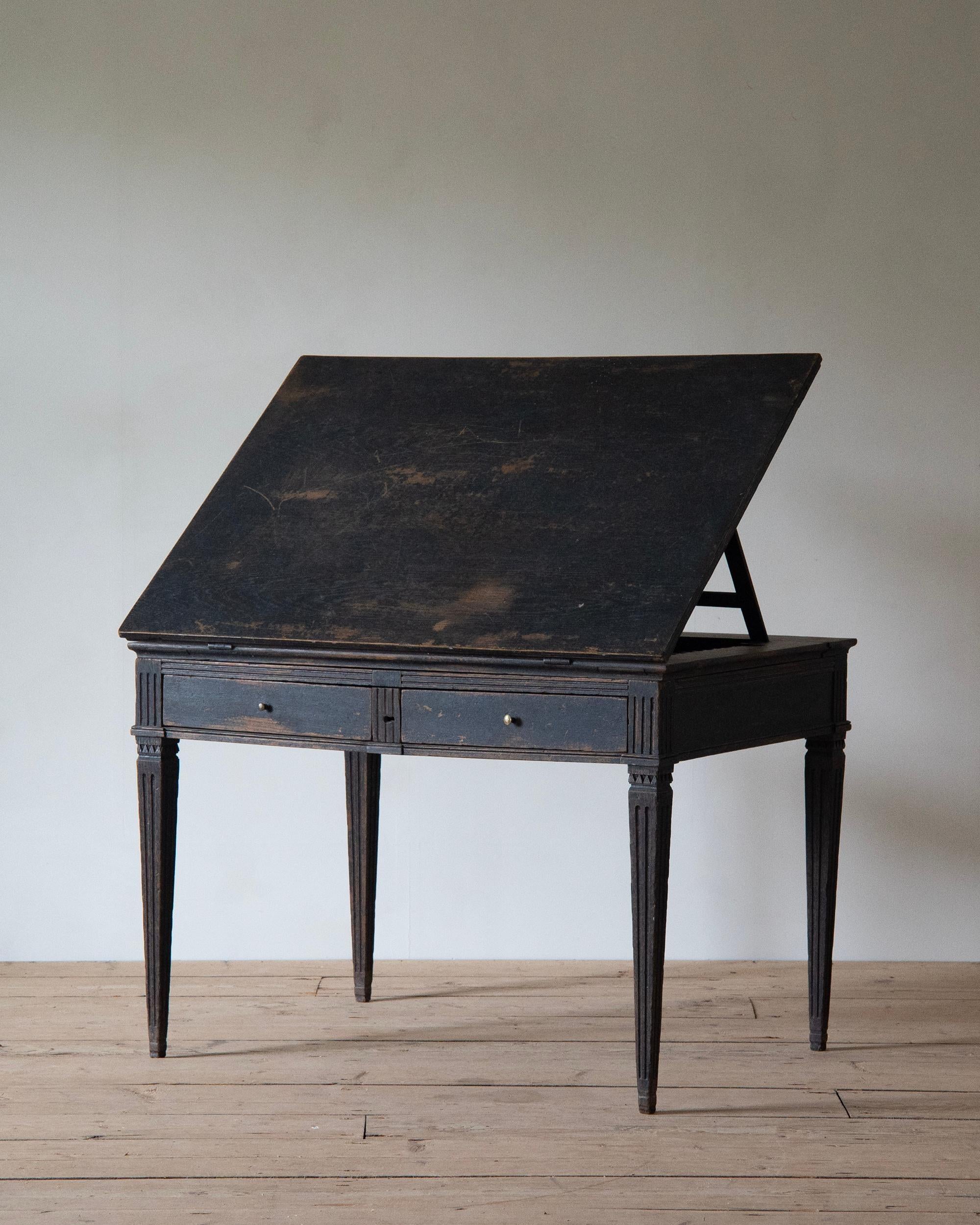 Gustavien Exceptionnel bureau d'architectes gustaviens du 18ème siècle en vente