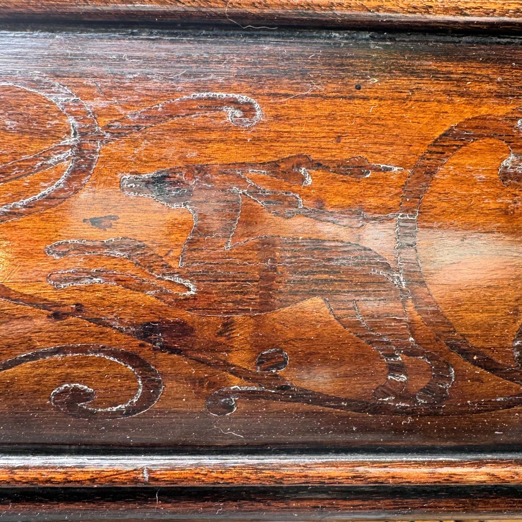 Début du XVIIIe siècle Exceptionnel miroir en marqueterie du 18e siècle dans le style William & Mary en vente