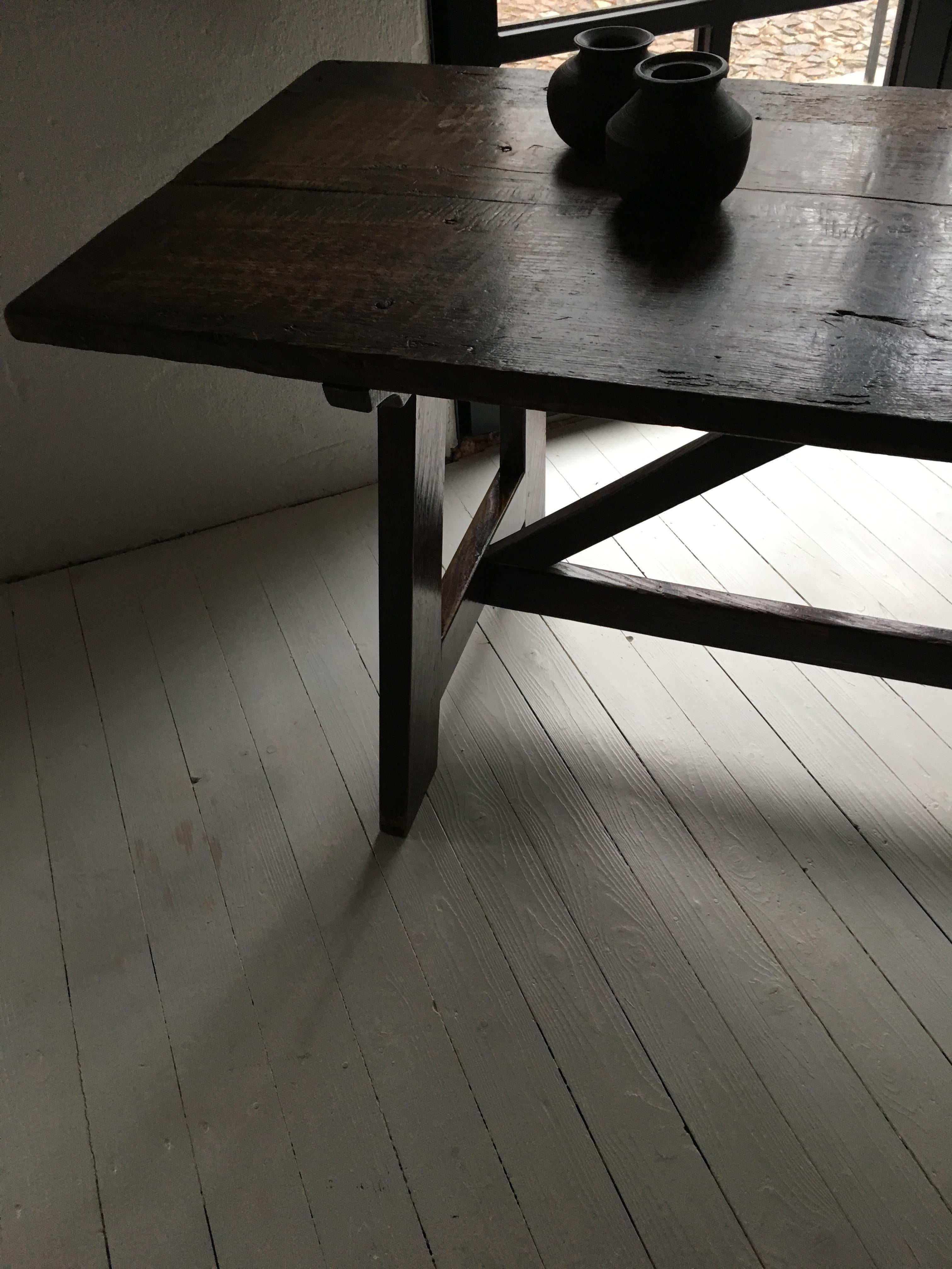 Pine Exceptional 18th Century Minimalistic Table