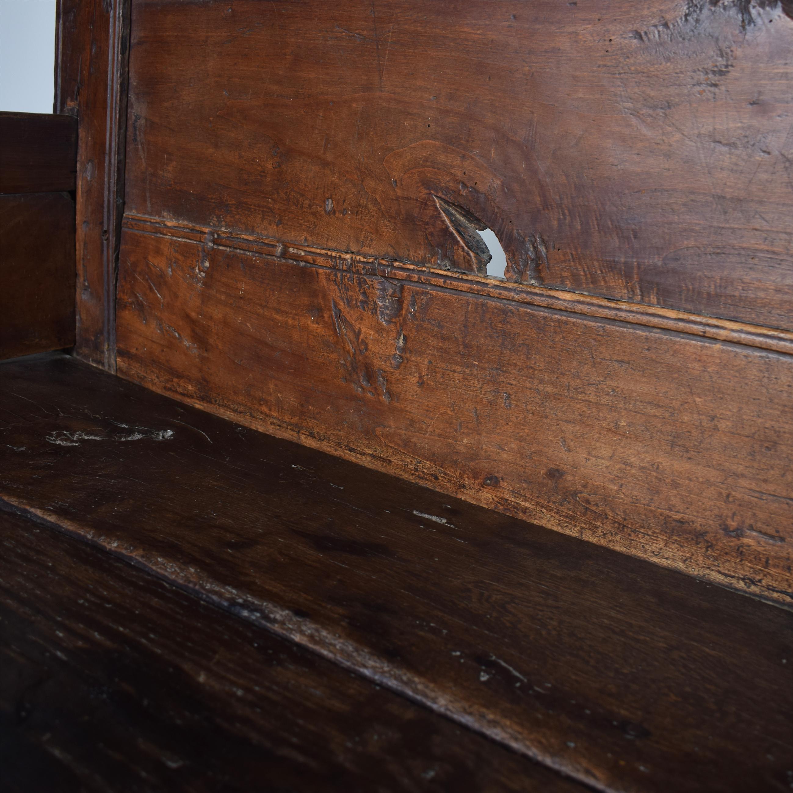 Hand-Crafted Exceptional 18th Century Spanish two seater Bench