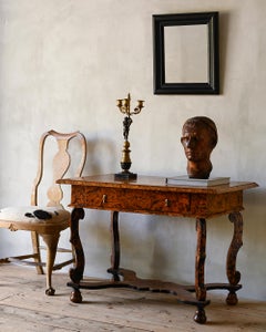 Exceptional 18th Century Swedish Baroque Alder Root Table