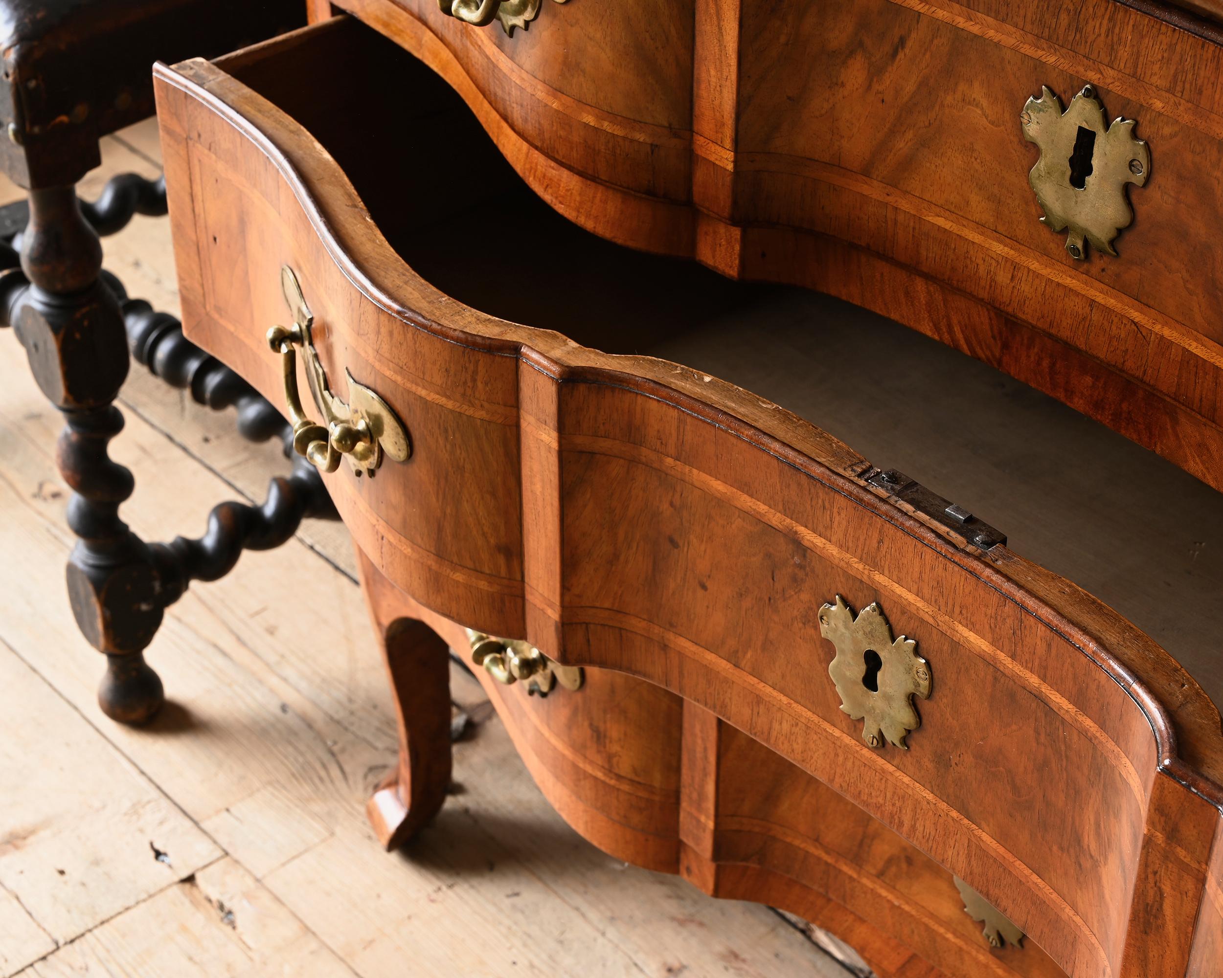 Exceptional 18th Century Swedish Baroque Commode For Sale 1