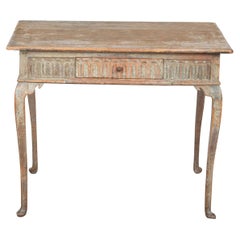 Exceptional 18th Century Table in Original Paint from Finland