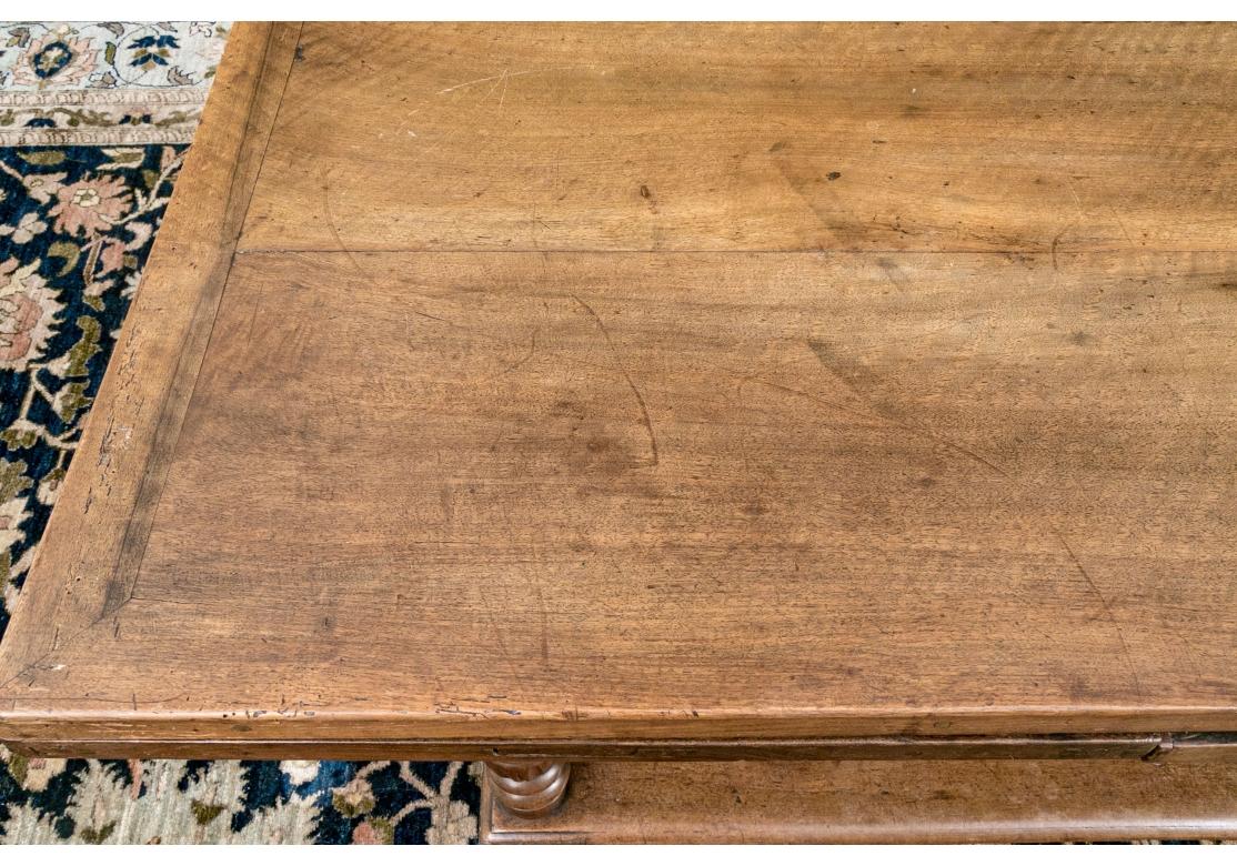 Exceptional 18th Century Walnut Continental Extension Dining Table For Sale 12