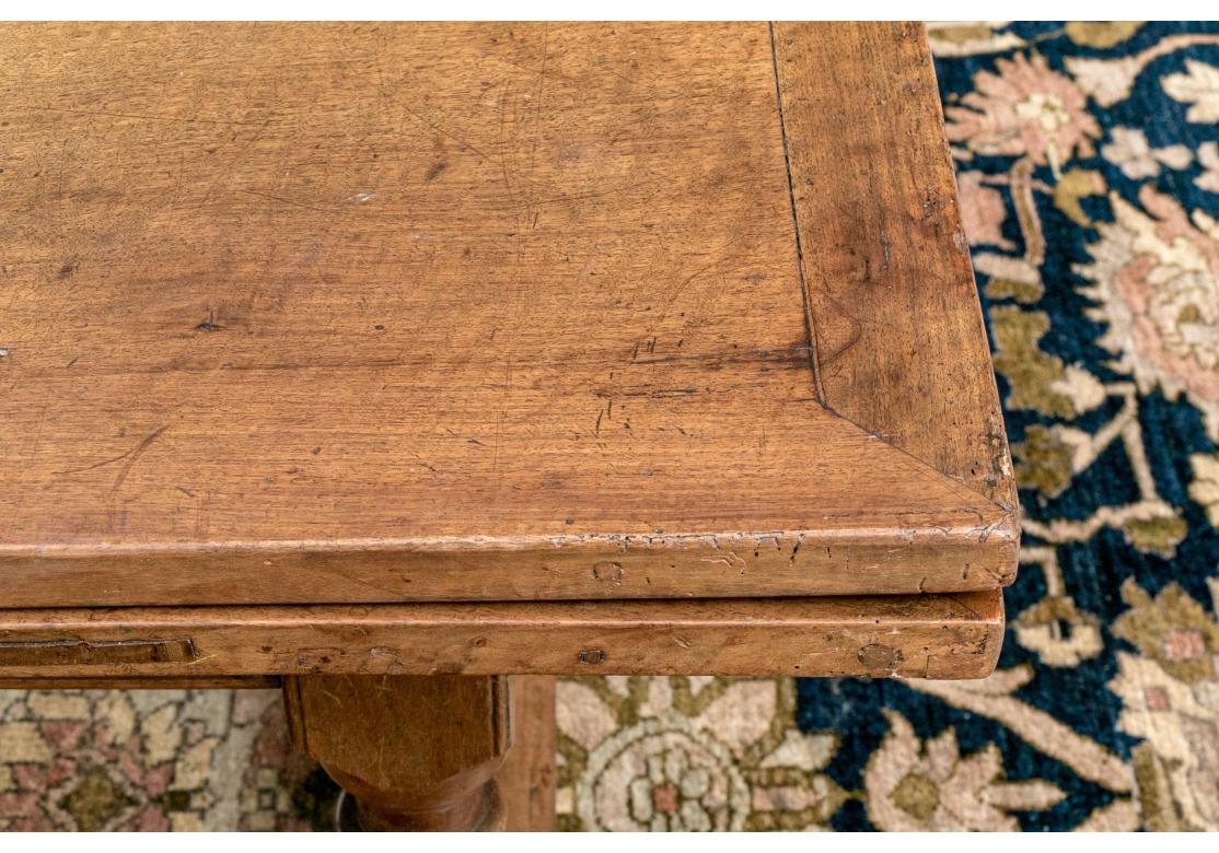 Exceptional 18th Century Walnut Continental Extension Dining Table For Sale 15