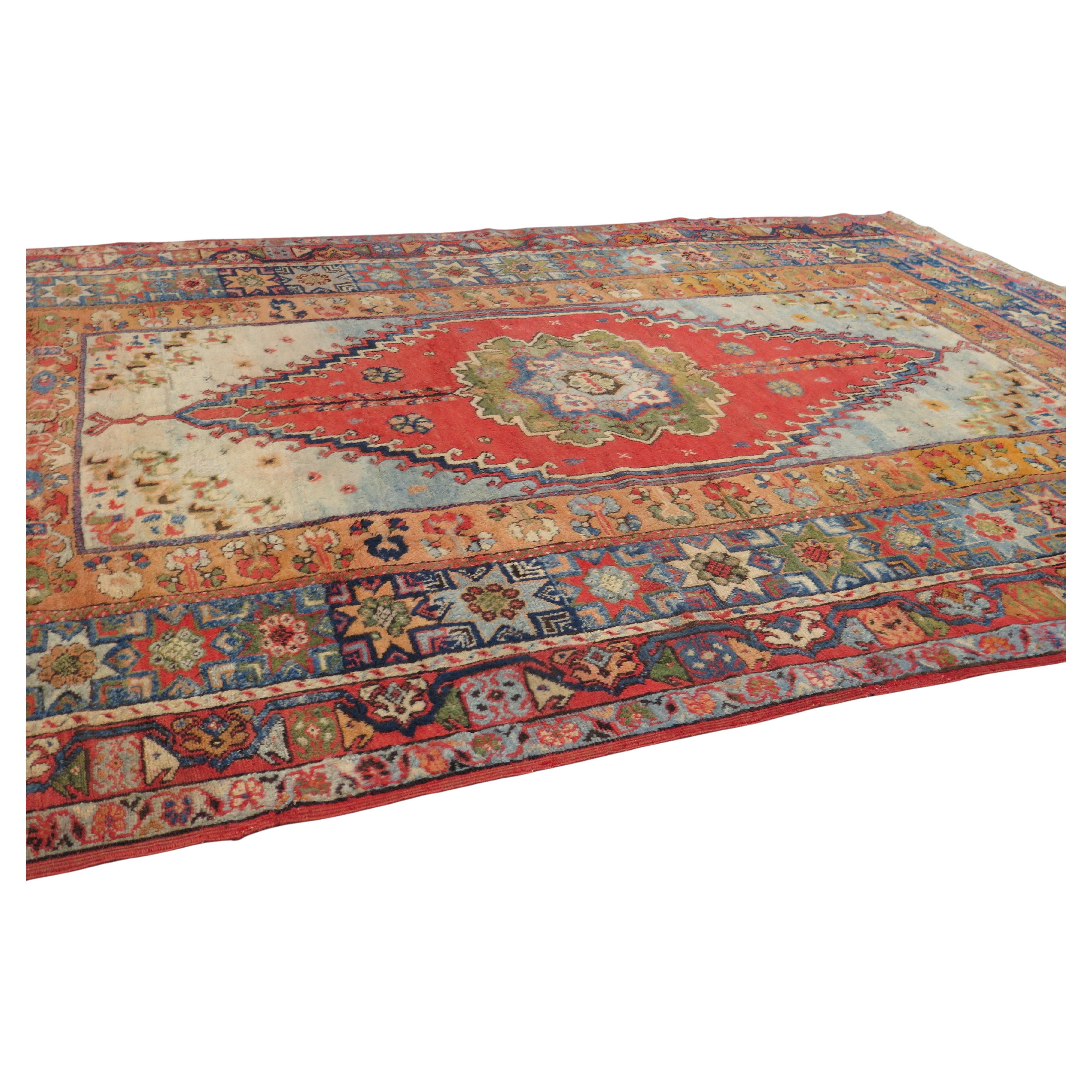 Exceptional 1920s Anatolian Carpet For Sale