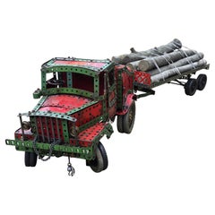 Exceptional 1930s Meccano Exhibition Model – Off-Road Logging Truck & Trailer