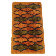exceptional 1970s vintage RUG carpet psychedelic pop design