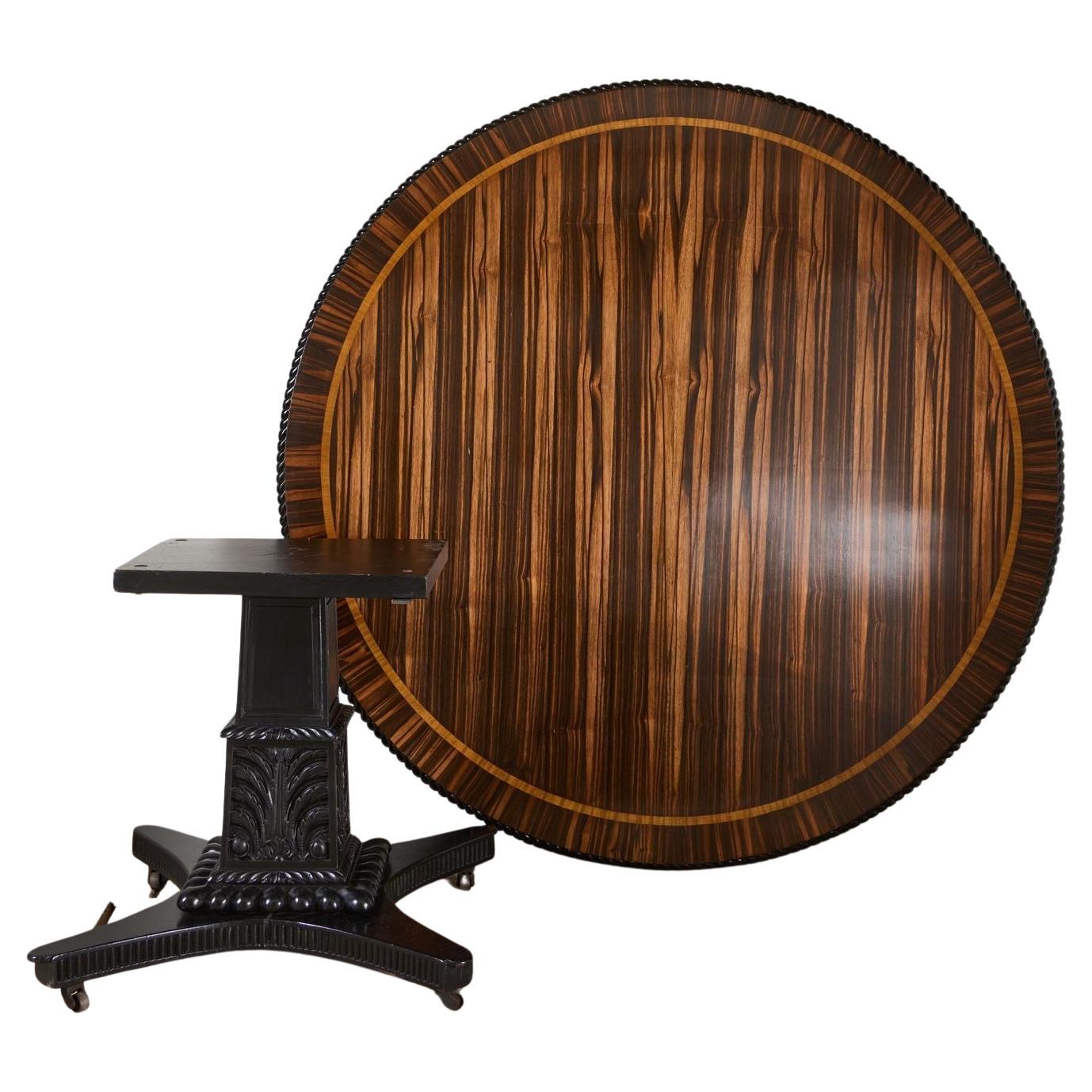 Exceptional 19th Century Anglo-Indian Coromandel centre table For Sale