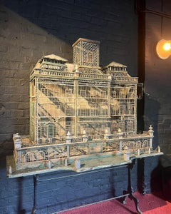 Exceptional 19th-Century Architectural Birdcage in the Form of a Grand Château