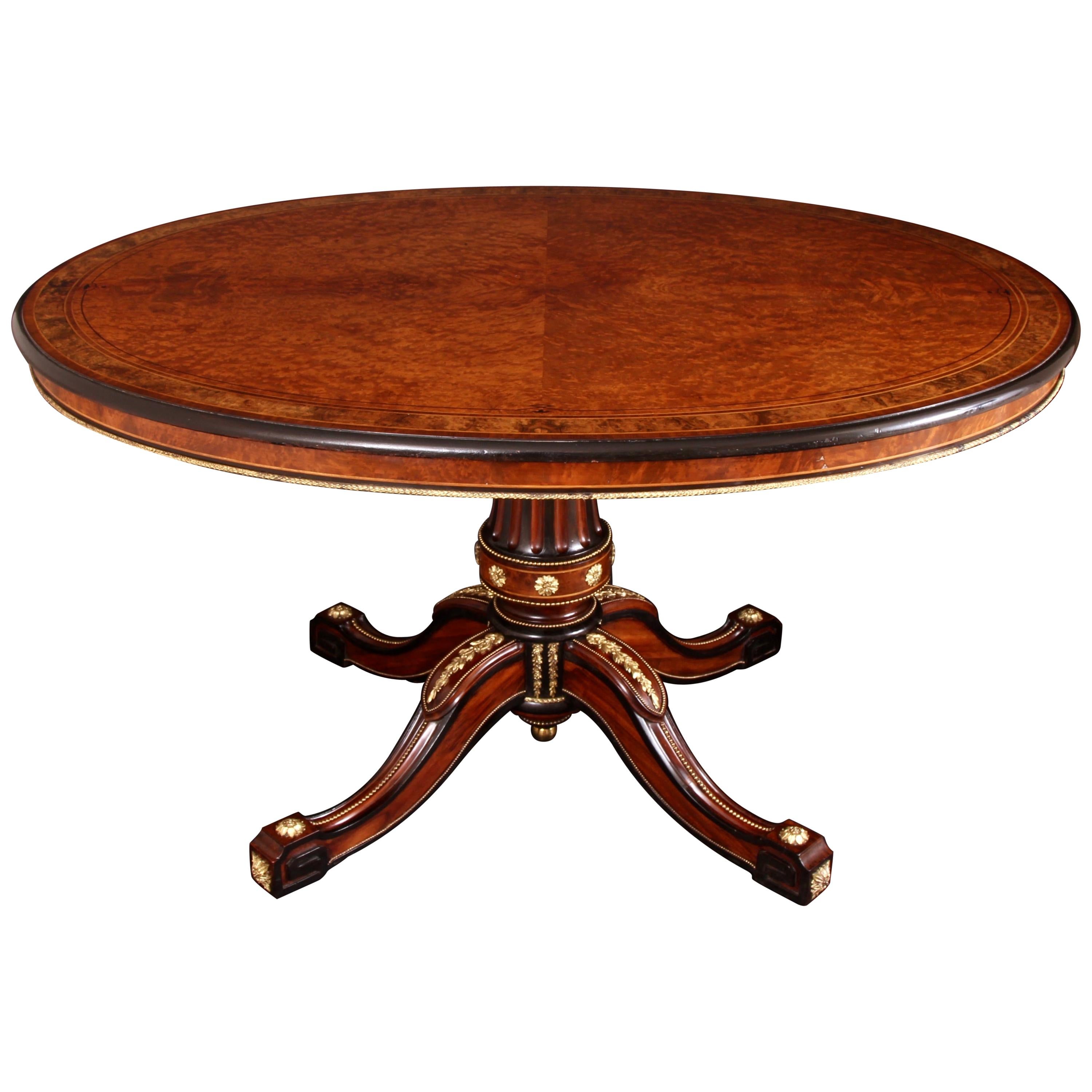 Exceptional 19th Century Centre Table Attributed to Holland & Sons