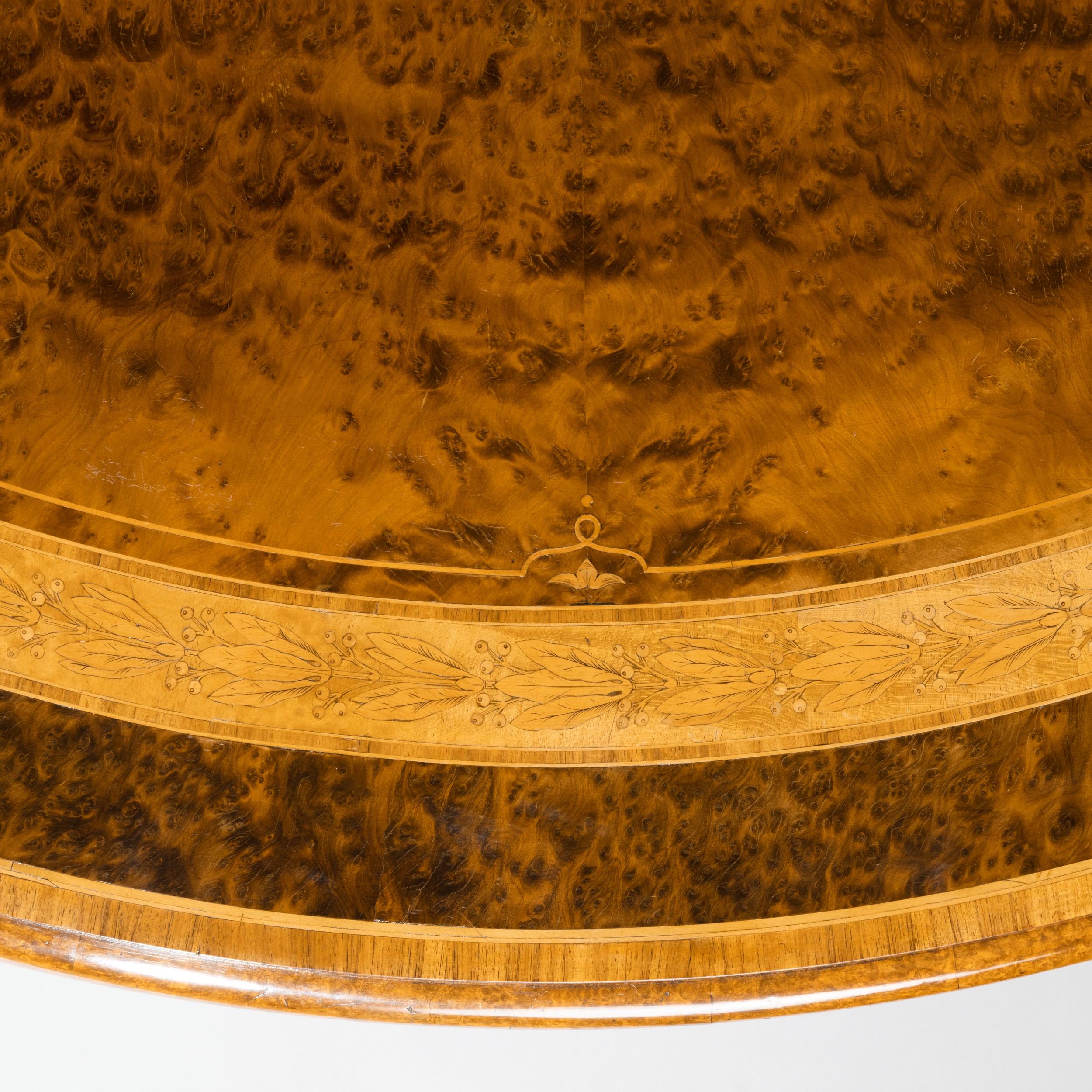 Exceptional 19th Century Centre Table with Thuya Wood Top by Holland & Sons 6