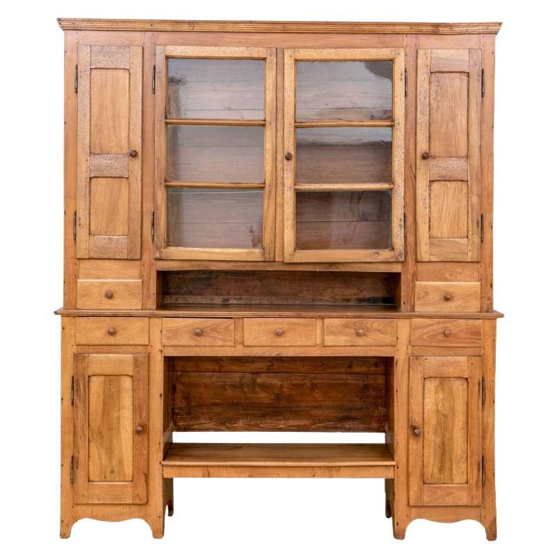Exceptional 19th Century Cherry Hutch For Sale