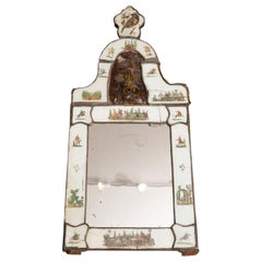 Exceptional 19th Century Eglomise Venetian Mirror