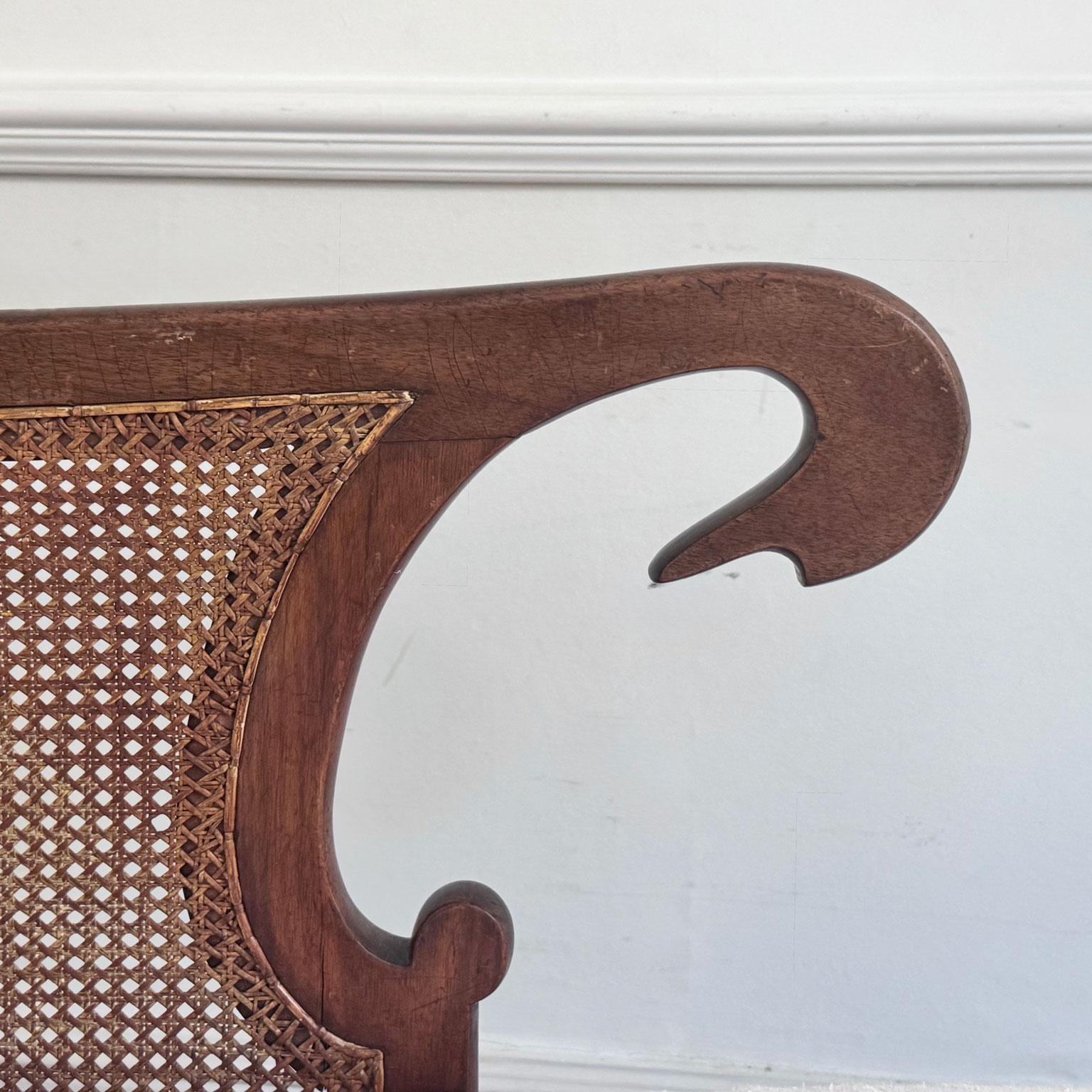 Exceptional 19th Century English Waring & Gillows Cane-Seated Daybed For Sale 1