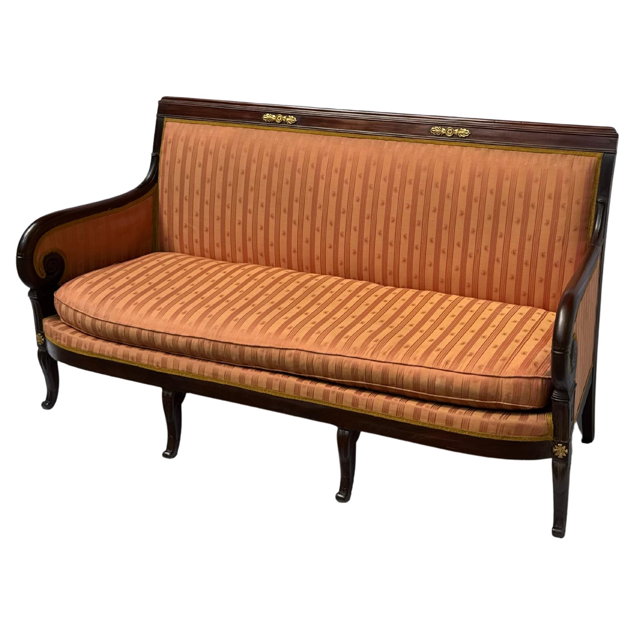 Exceptional 19th-Century French Empire Salon Set Stamped Maigret For Sale 2