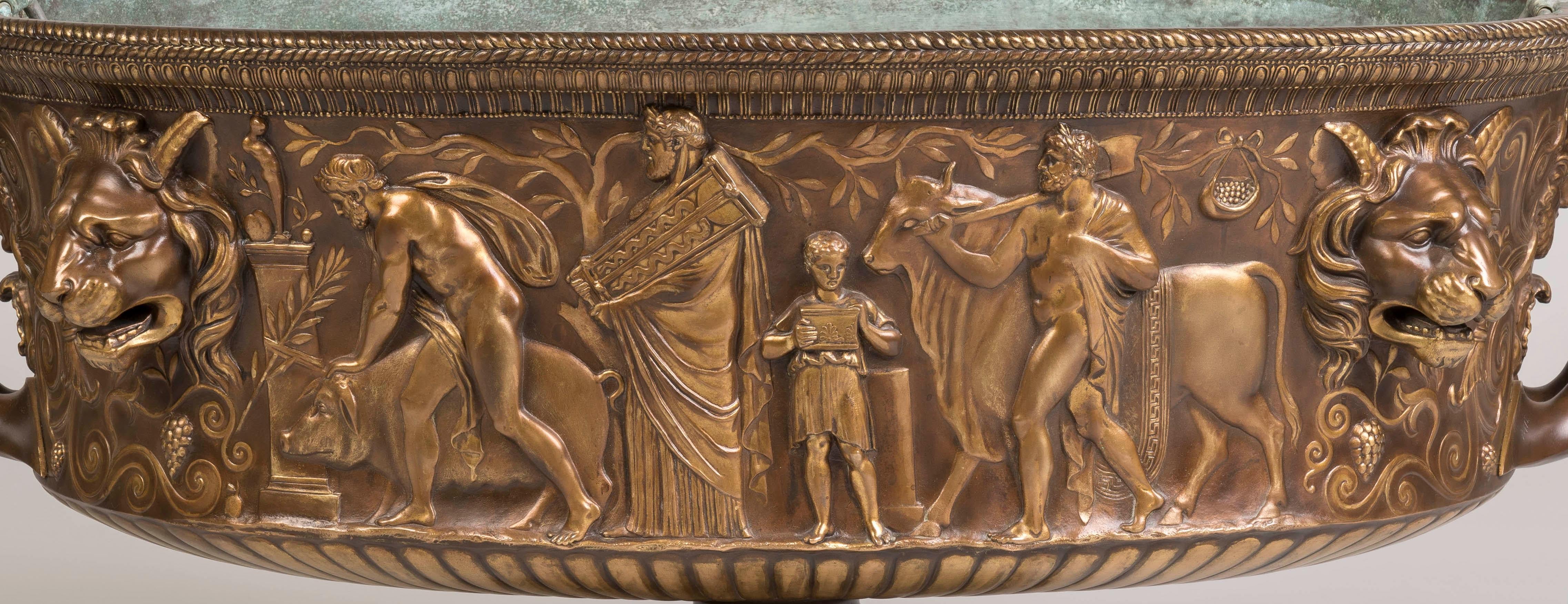Excepcional cupé de bronce francés del siglo XIX de Barbedienne con calidad de exposición en venta 4