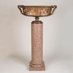 Exceptionnelle coupe en bronze d'exposition française du 19ème siècle de qualité supérieure par Barbedienne