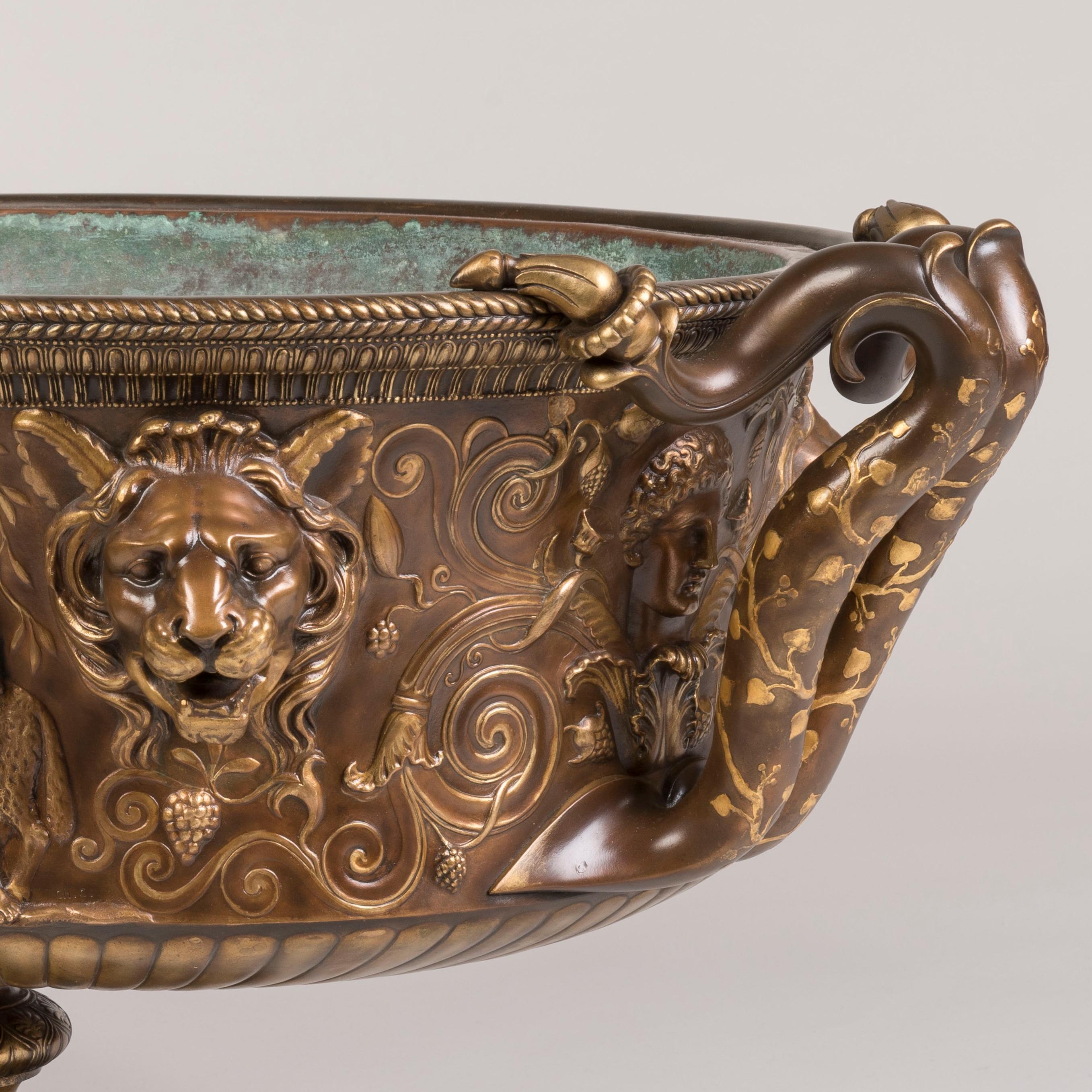 Excepcional cupé de bronce francés del siglo XIX de Barbedienne con calidad de exposición en venta 3