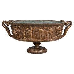 Antique Exceptional 19th Century French Exhibition-Quality Bronze Coupe by Barbedienne