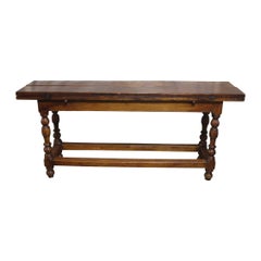 Exceptional 19th Century French Folding Table or Console