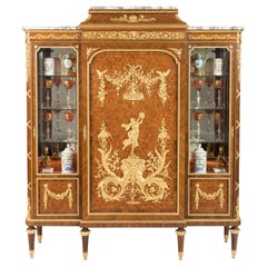 Exceptional 19th Century French Vitrine by François Linke in the Louis XVI Style