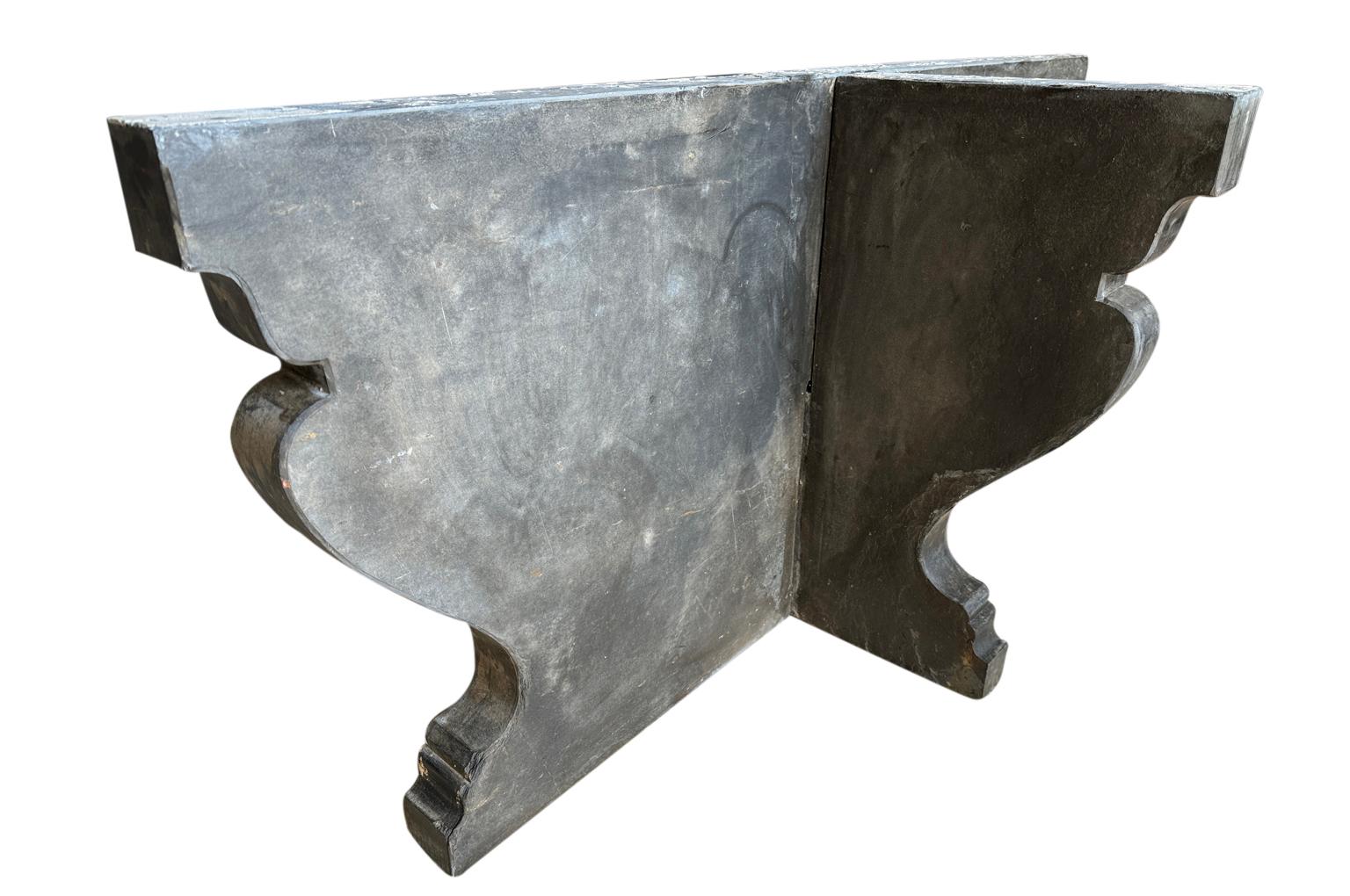 Exceptionnelle table à manger de jardin du 19ème siècle en vente 6