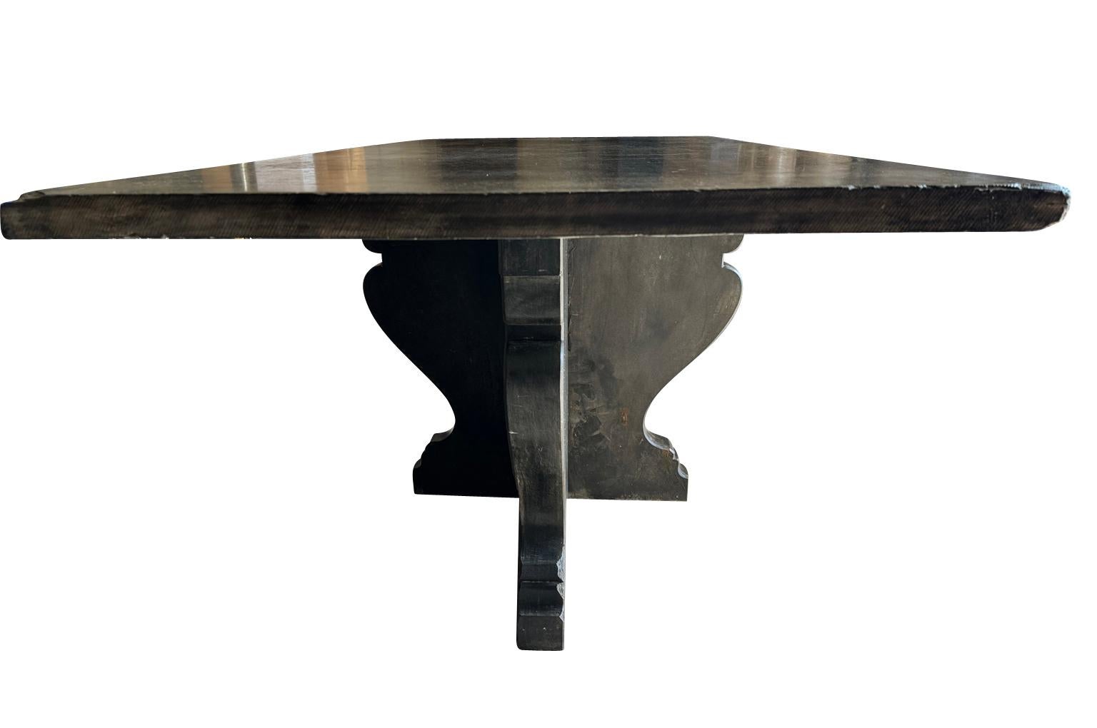 XIXe siècle Exceptionnelle table à manger de jardin du 19ème siècle en vente