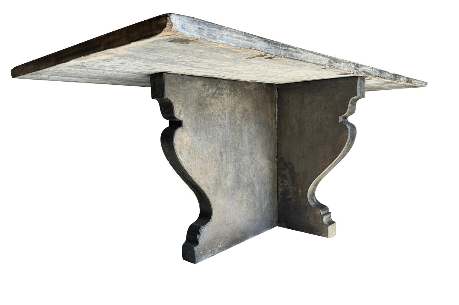 Exceptionnelle table à manger de jardin du 19ème siècle en vente 1