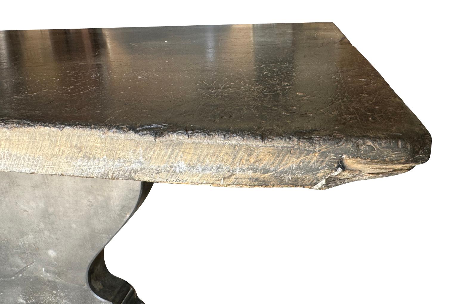 Exceptionnelle table à manger de jardin du 19ème siècle en vente 3