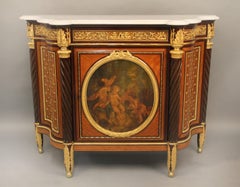 Exceptional 19th Century Gilt Bronze Mounted Vernis Martin Cabinet By Beurdeley