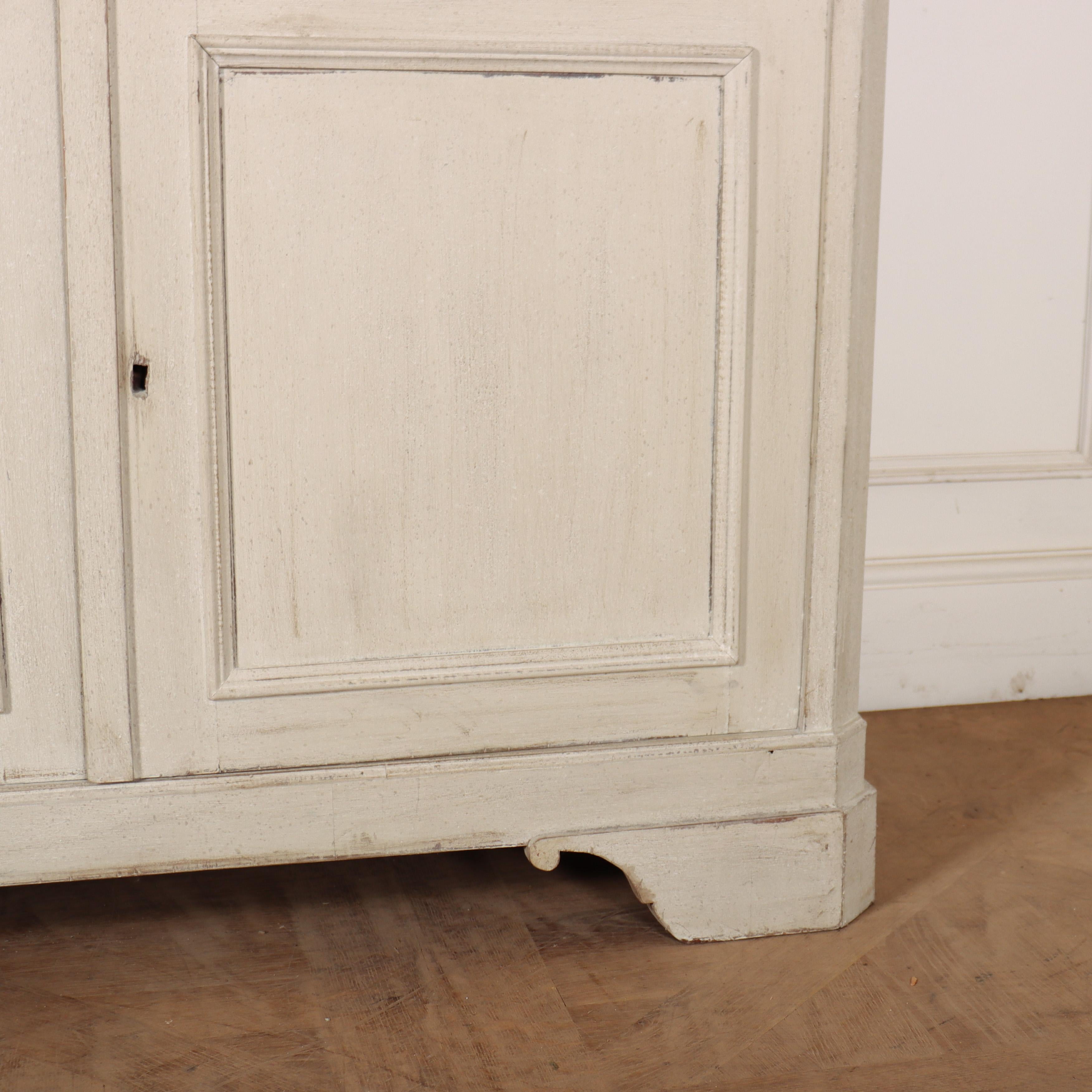 Exceptional 19th Century Italian Painted Bookcase For Sale 5