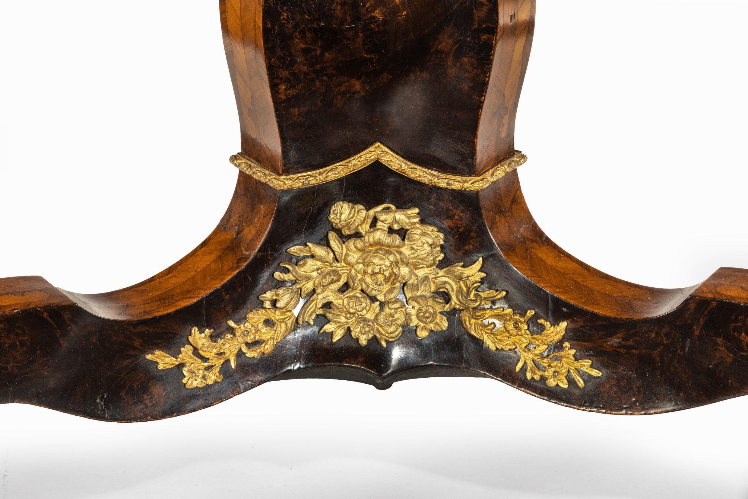 Exceptional 19th Century Marquetry Centre Table, Edward Holmes Baldock For Sale 3