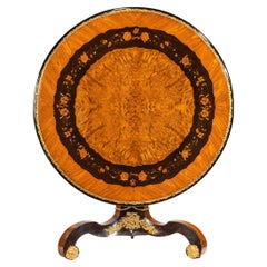 Used Exceptional 19th Century Marquetry Centre Table, Edward Holmes Baldock