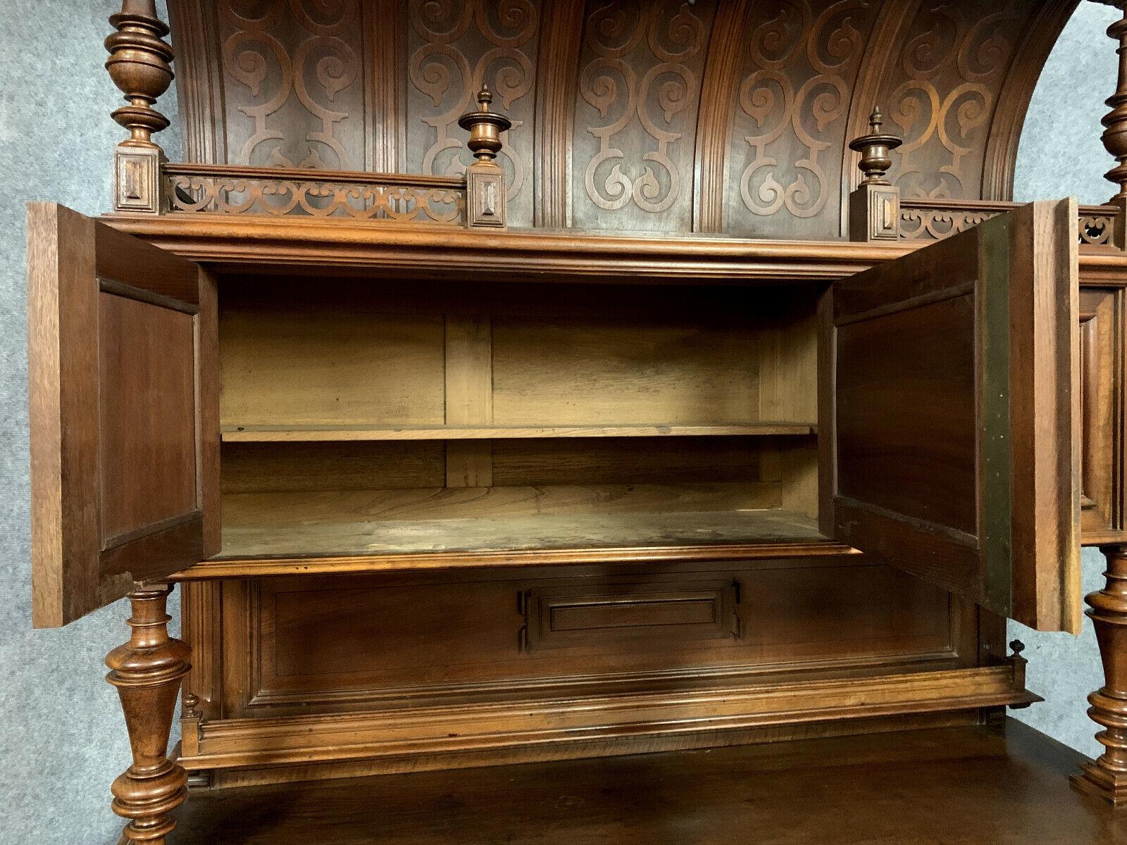 Exceptional 19th Century Renaissance-Style Two-Body Buffet -1X20 For Sale 3