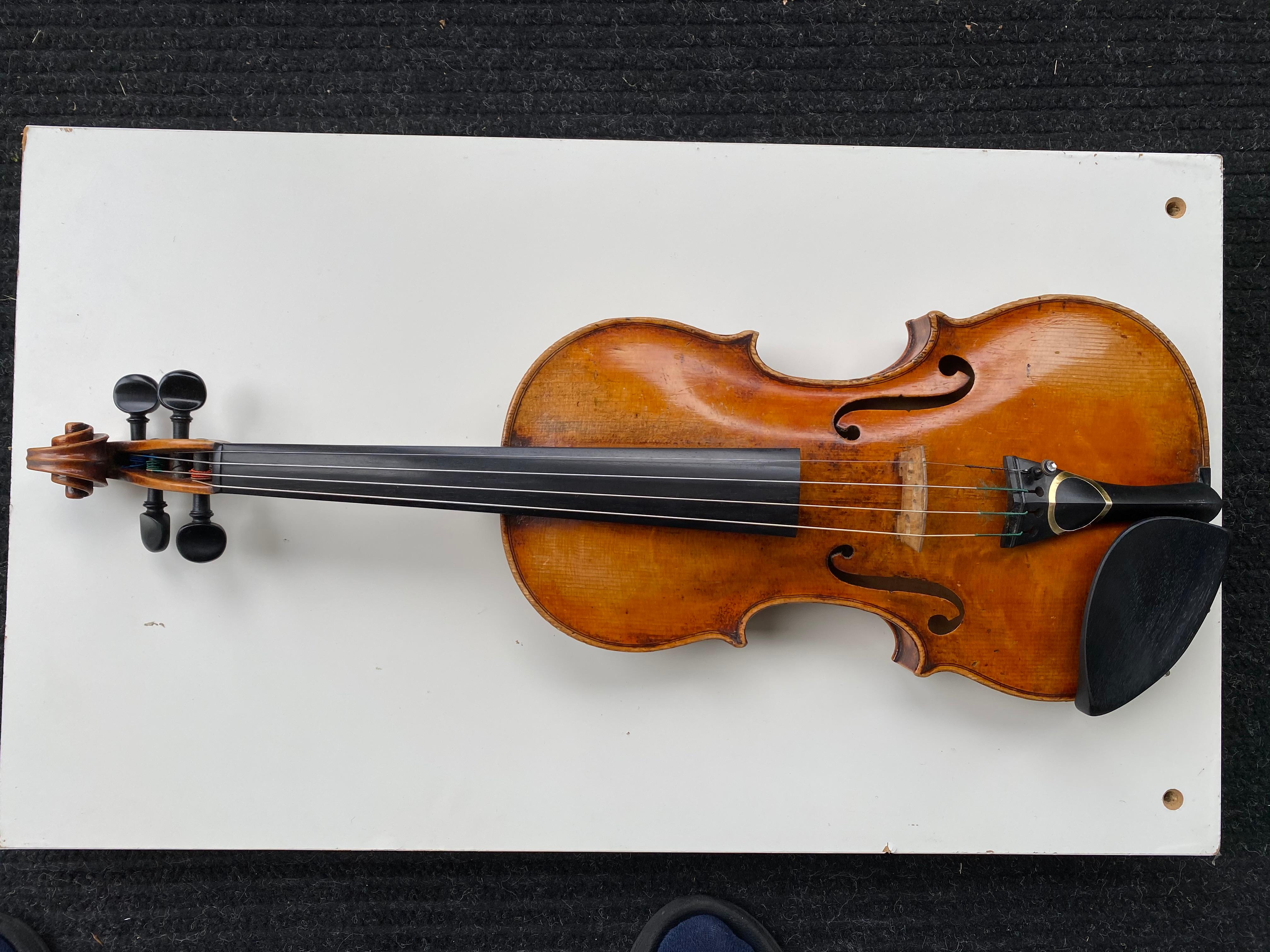 4.5"  Perfect Music Gift Miniature Brass Violin or Viola