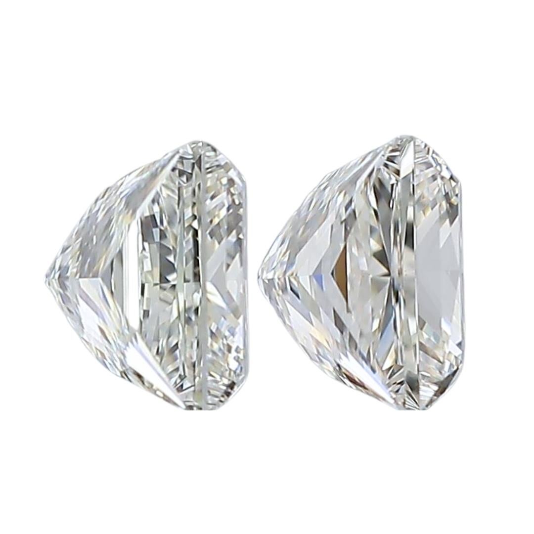 Exceptionnelle paire de diamants taille idéale de 2,00 carats, certifiés GIA Neuf - En vente à רמת גן, IL
