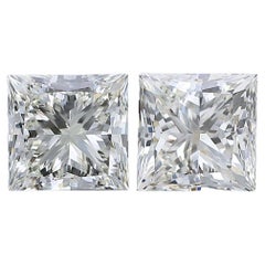 Excepcional Pareja de Diamantes de Talla Ideal de 2.00ct - Certificado GIA