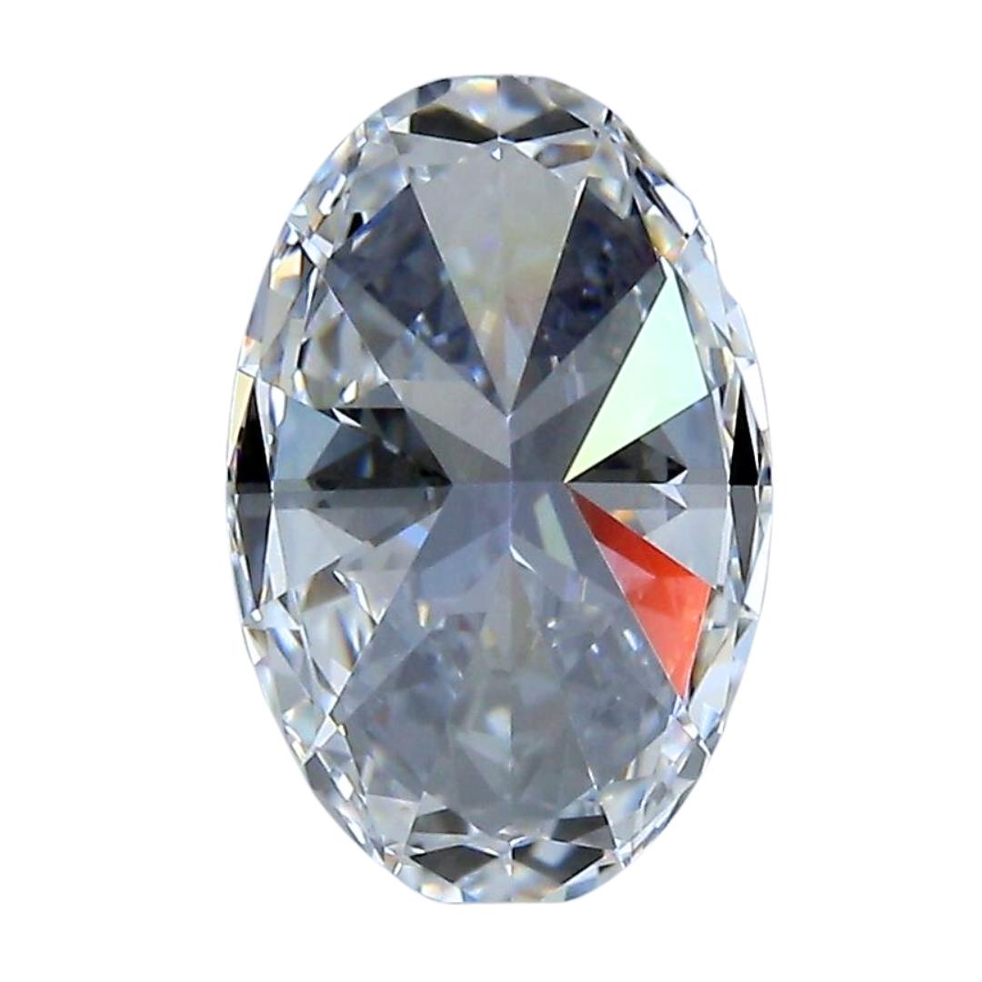 Women's Exceptional 2.04ct Ideal Cut Oval-Shaped Diamond - GIA Certified For Sale