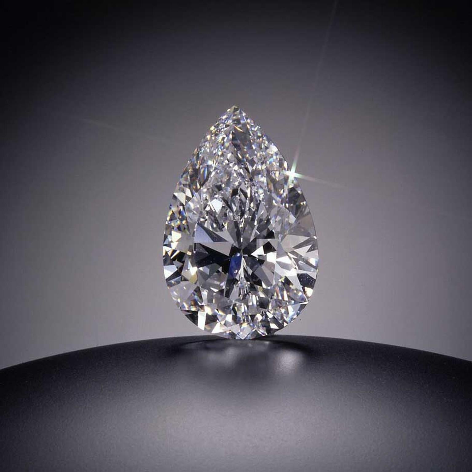 EXCEPTIONAL 30 CARAT FLAWLESS Pear Cut Diamond For Sale at 1stDibs