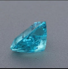 Exceptional 3.34 Carat Mozambique Paraíba Tourmaline, Neon “Windex Blue”