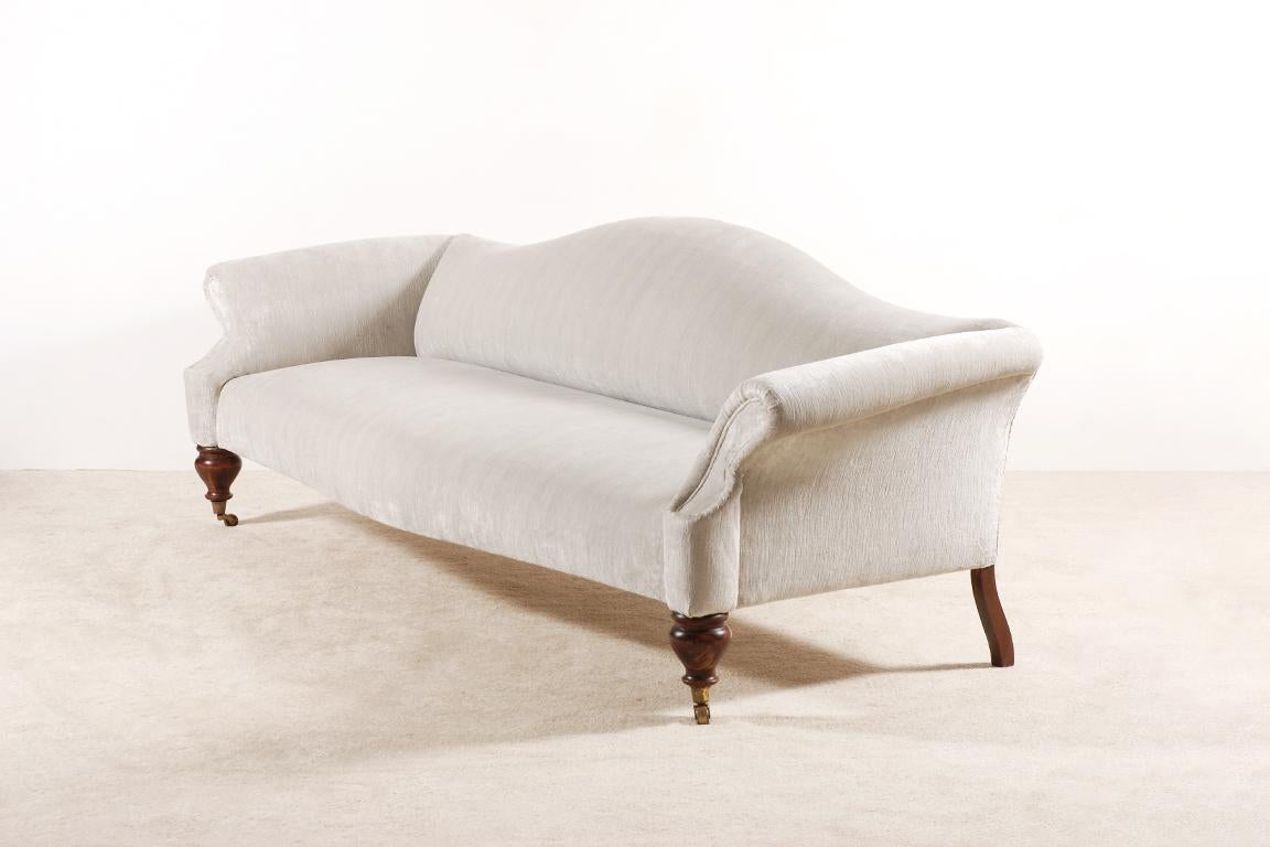 Mid-Century Modern Exceptional 4-Seat French Sofa from the 1950s