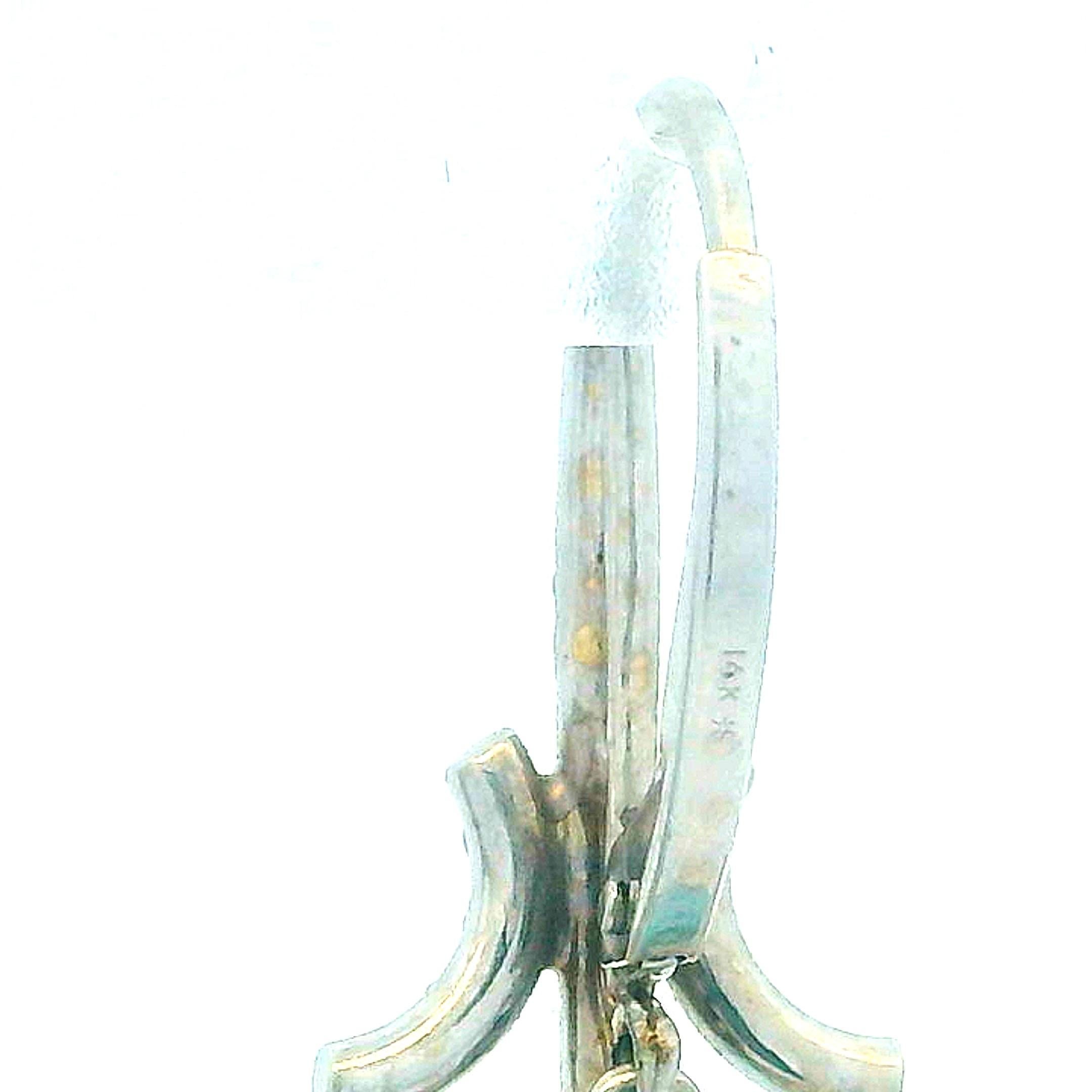 Eccezionali orecchini a goccia con acquamarina e diamanti da 54 carati in oro bianco 14K in vendita 3