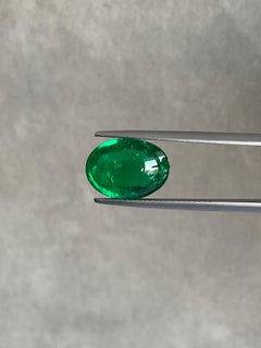 Exceptional 8.45 Carat Zambian Emerald Cabochon