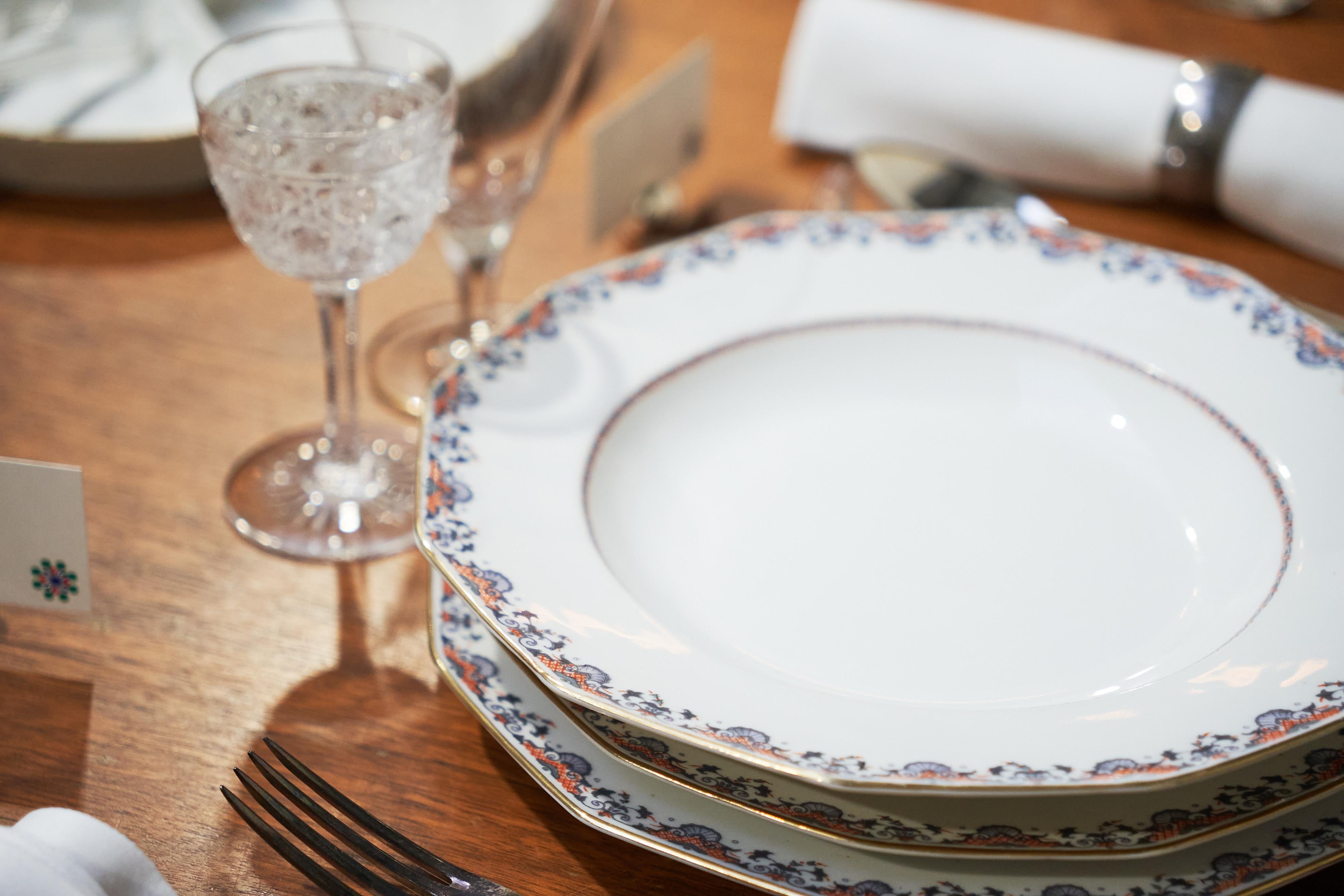 Exceptionnel ensemble de 135 pièces en porcelaine Art Déco de Limoges de A. Lanternier, années 1930 en vente 5
