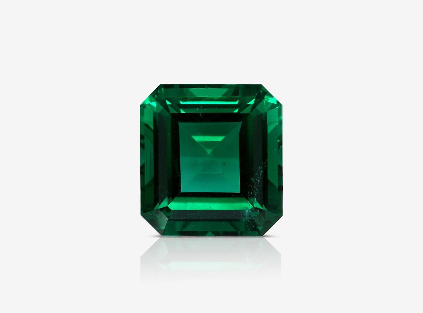 Antinori Fine Jewels, Showcasing a stunning certified 5.03 carat center emerald. 

This emerald is super rare being untreated, No Oil, Vivid green color please take a look closely to this emerald is not only AAA+ in color and clarity because it has