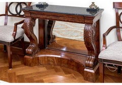 Eccezionale tavolo da molo classico americano, ca. 1800-1820