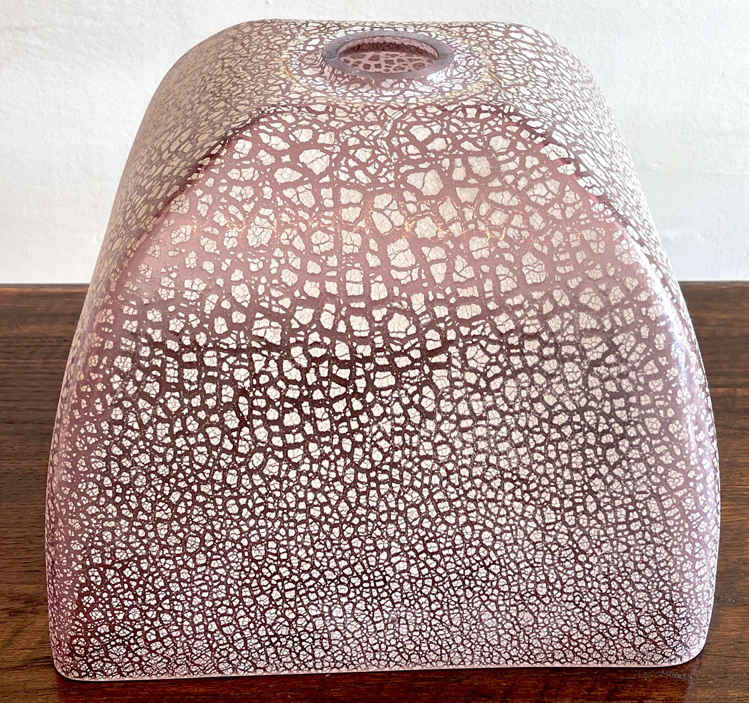 Exceptional Amethyst Murano 'Mushroom' Lamp by,  Barbini 4