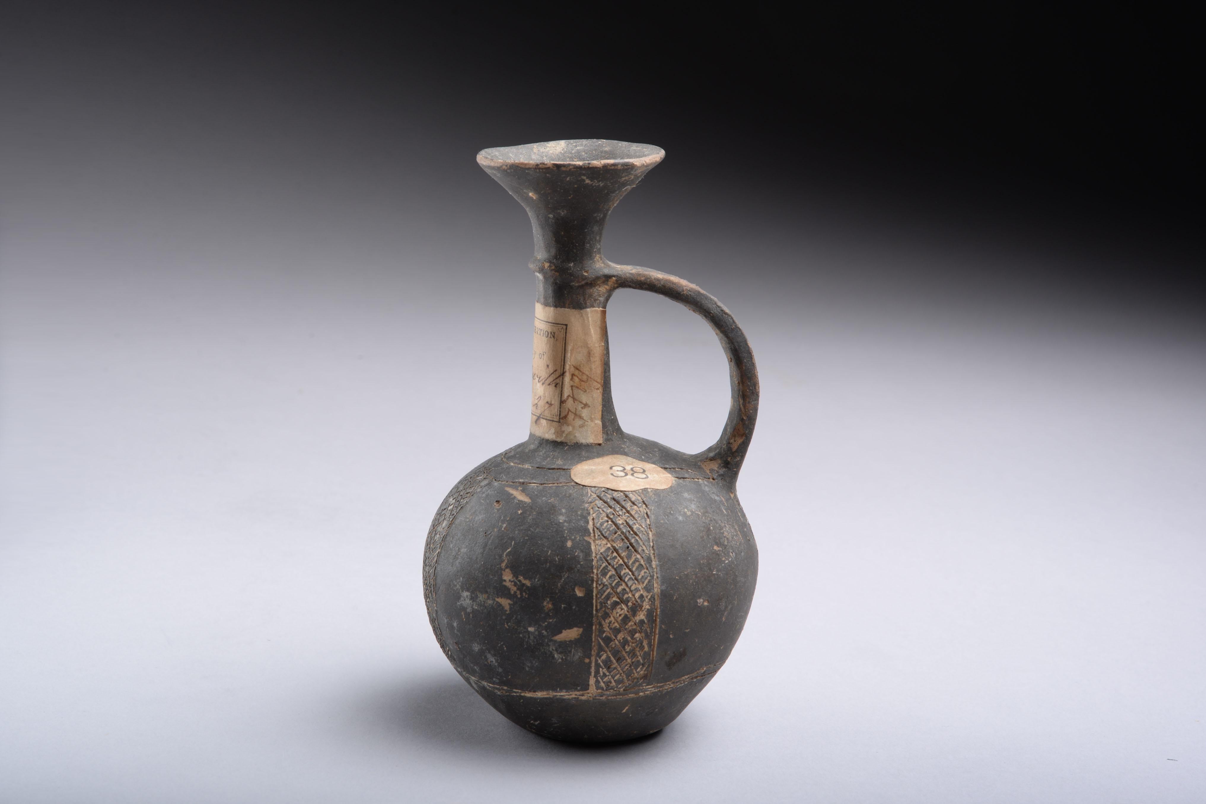 Terracotta Exceptional Ancient Cypriot Bronze Age Jug