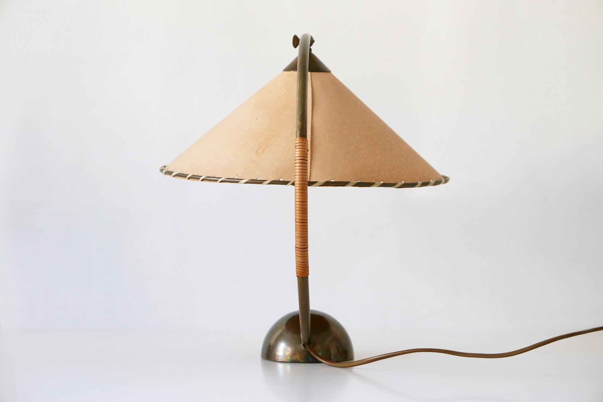 Exceptional and Large Mid-Century Modern Table Lamp by Pitt Müller 1950s Germany 5